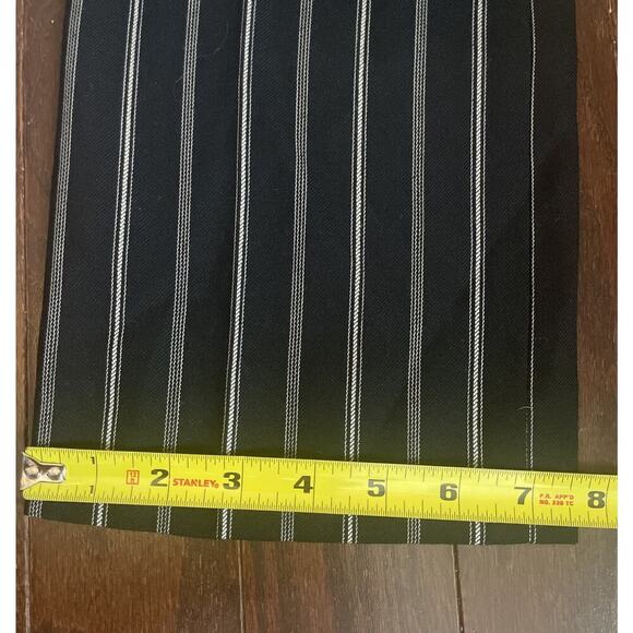 Ralph Lauren Collection Purple Label Pinstripe Wool Pant 4 Straight Leg Runway - Picture 13 of 15